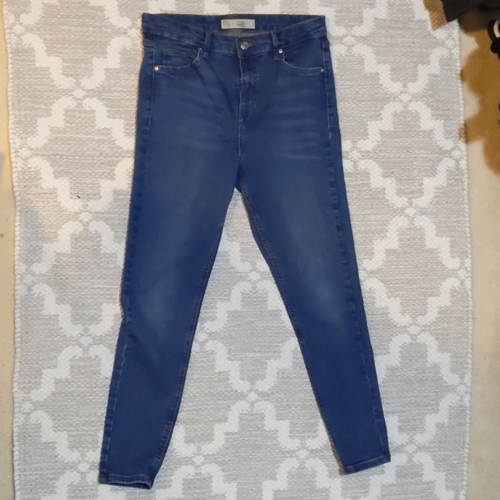 Size 30 Topshop Moto Jamie High-waisted Skinnies